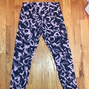 LuLuLemon printed leggings